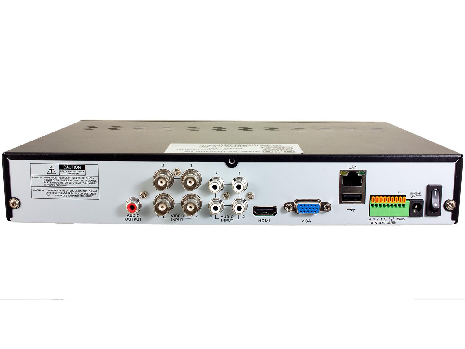 Gamut 8-Channel 4-in-1 HD CCTV DVR with AoC