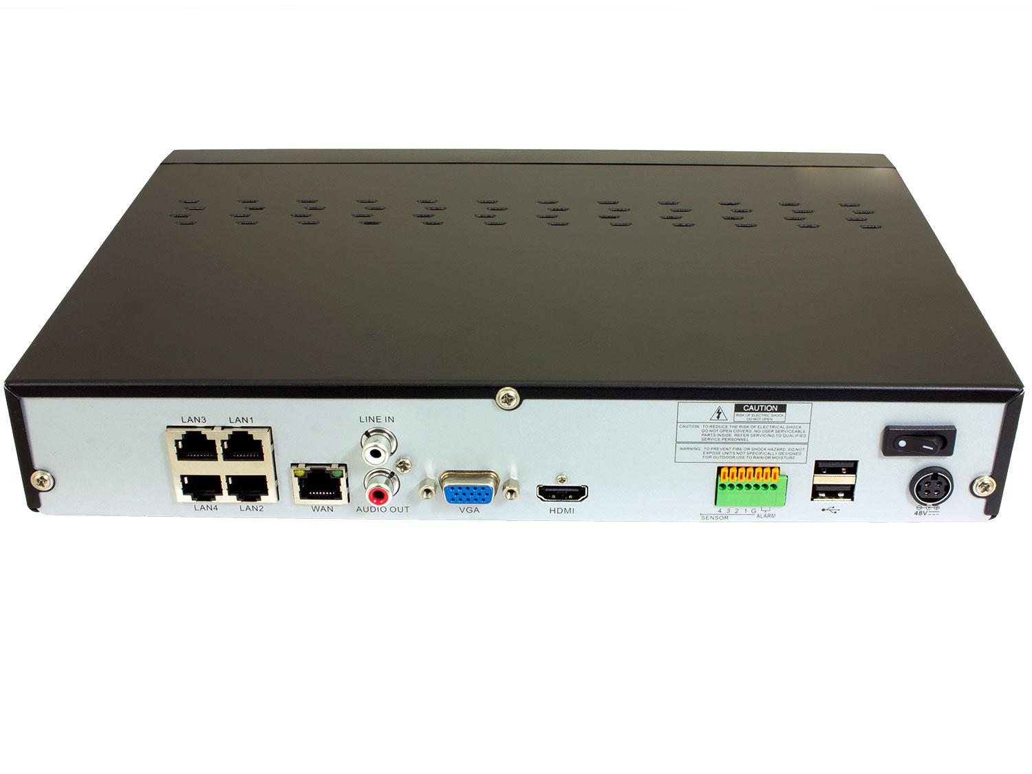 Gamut 4-Channel HD IP CCTV NVR