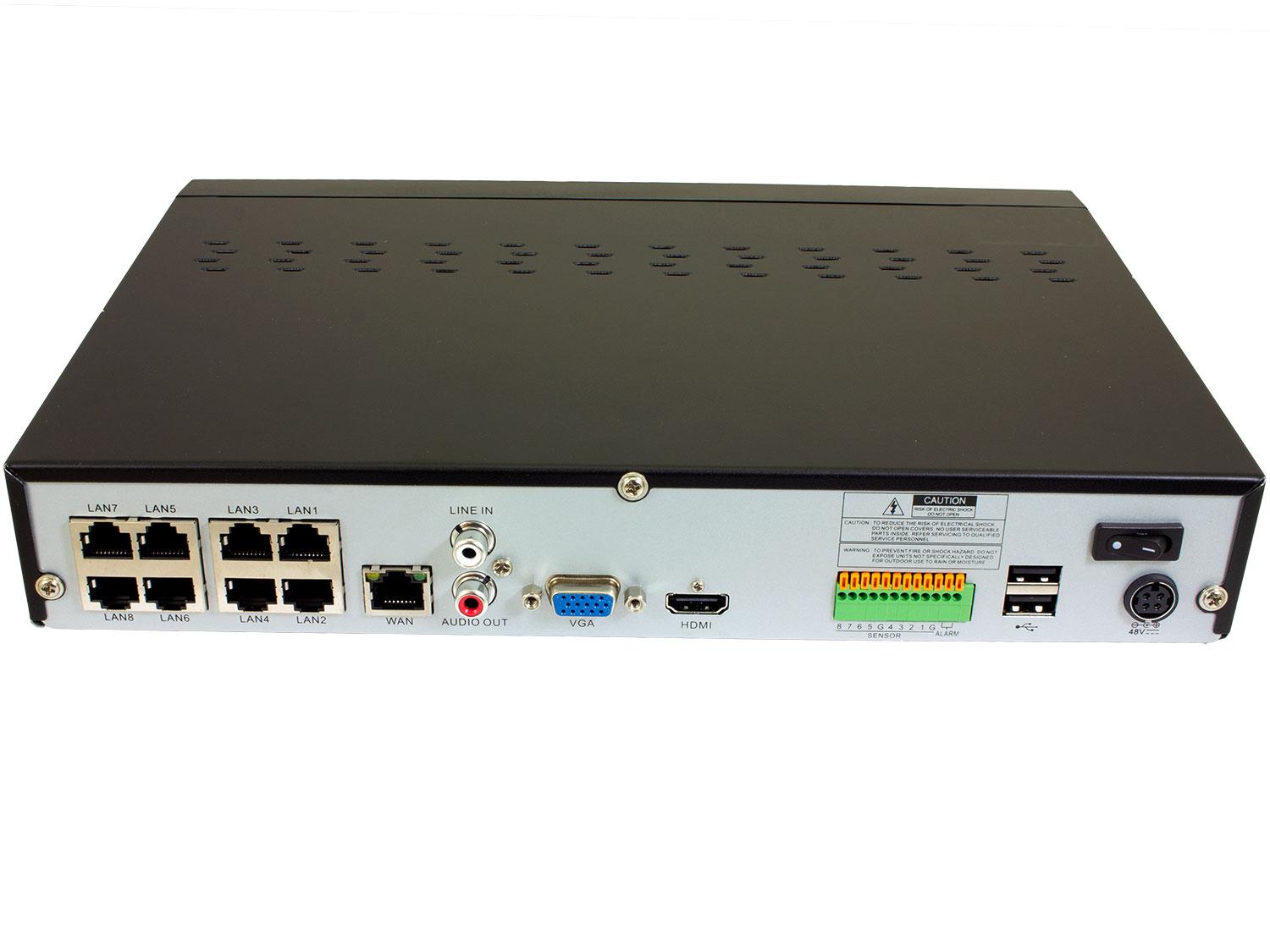 Gamut 8-Channel HD IP CCTV NVR