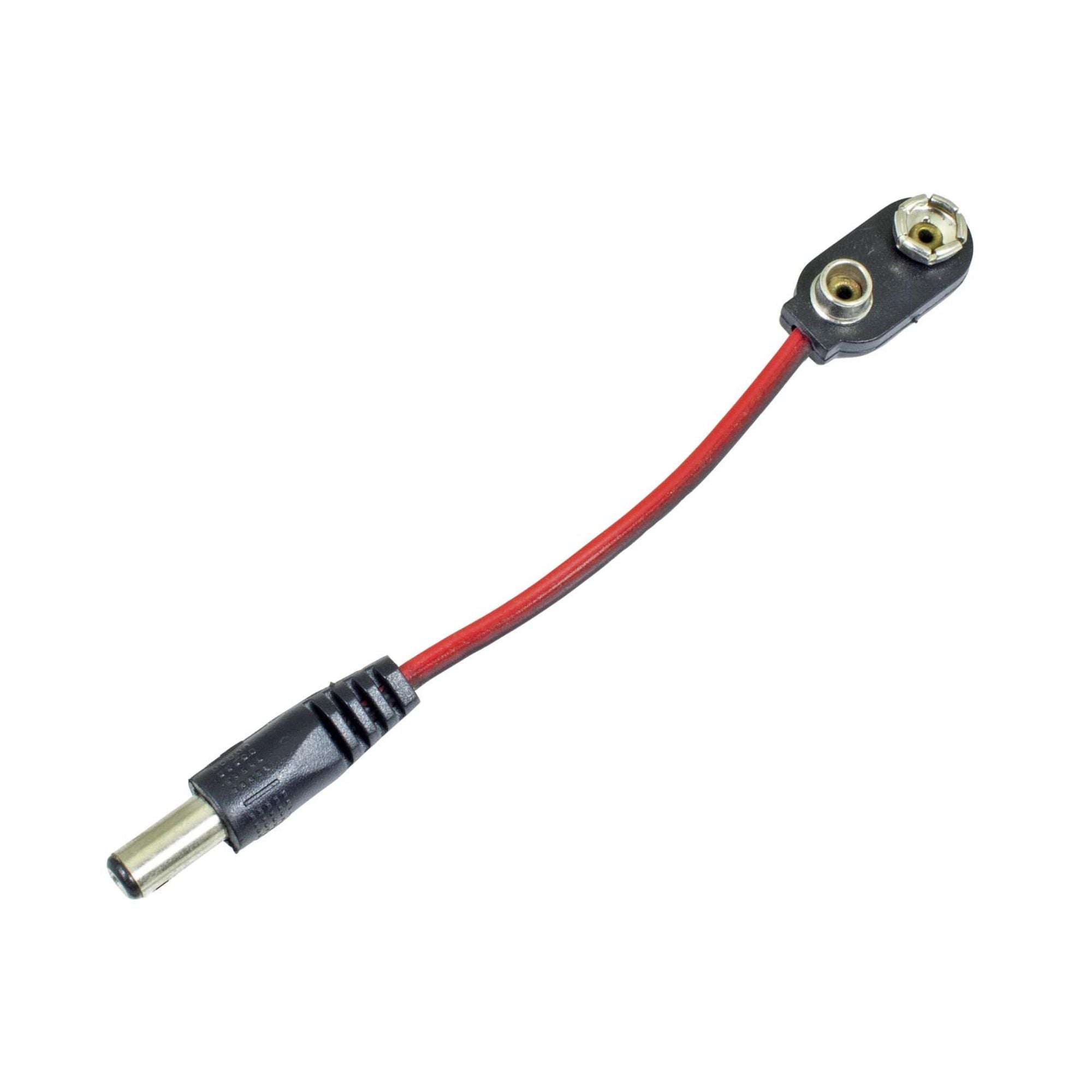 9V PP3 Battery Clip for Camera with 2.1mm Connector