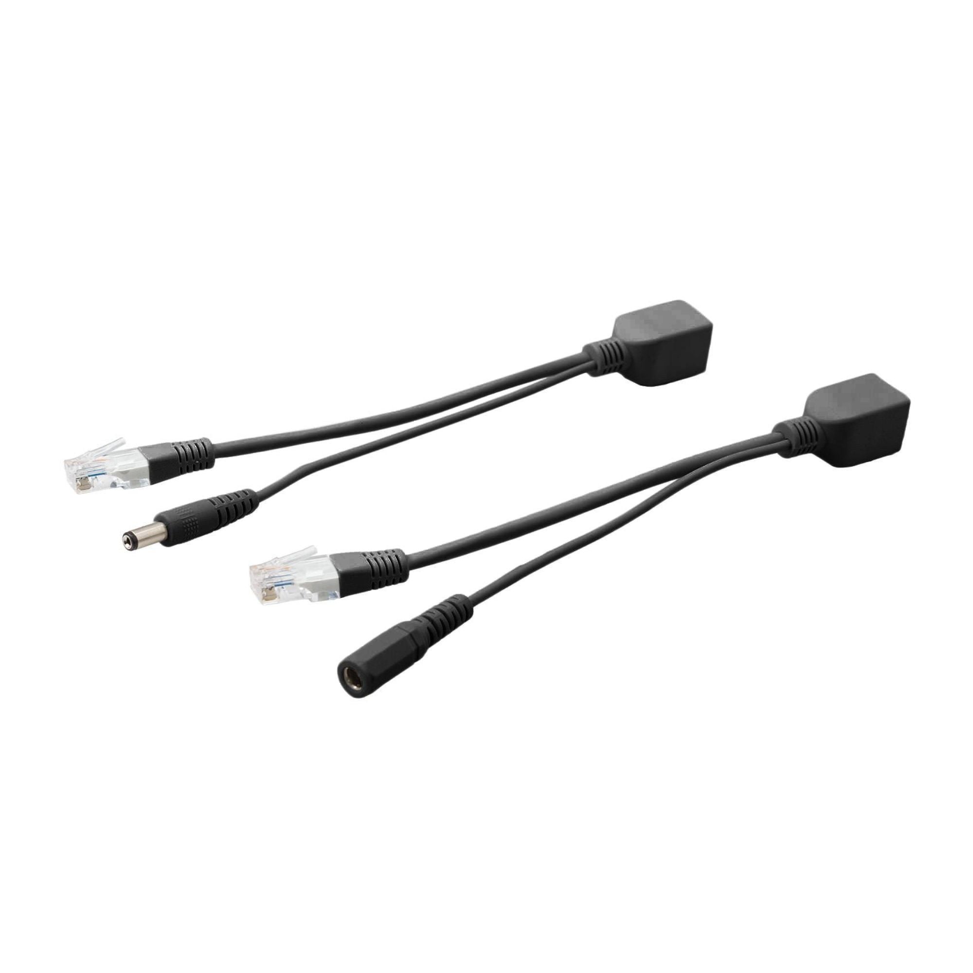 PoE Injector & Splitter Set for 12V IP cameras
