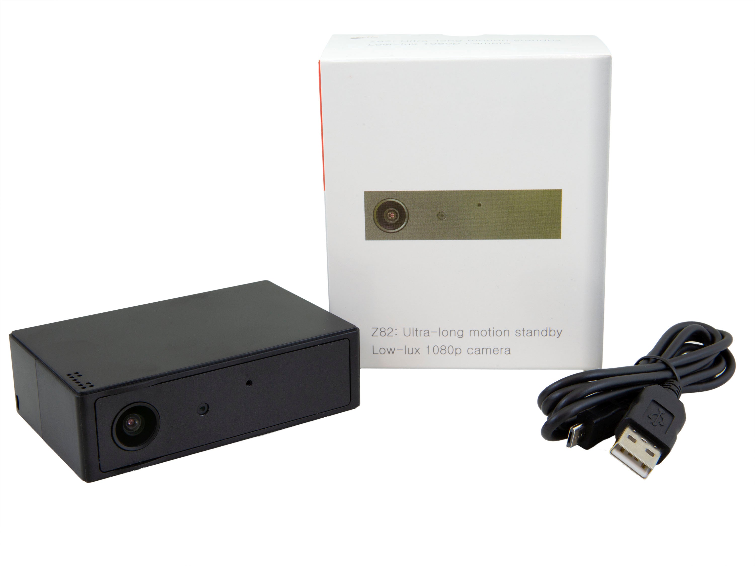 Mini Battery Powered Car Interior Surveillance Camera Recorder 1080p HD