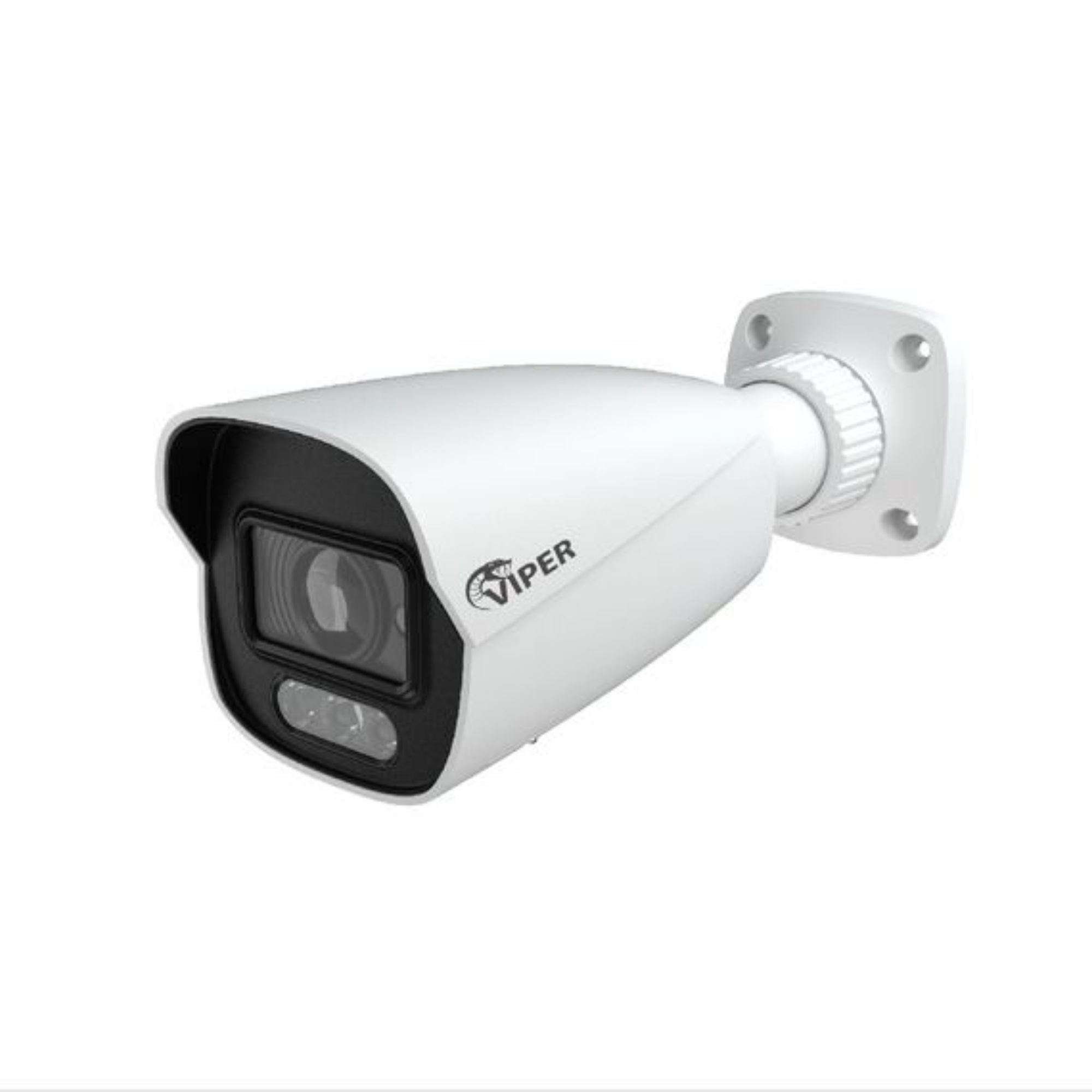 Viper 8MP IP 2 White Bullet Camera with Dual Lights CCTV System With 2TB HDD