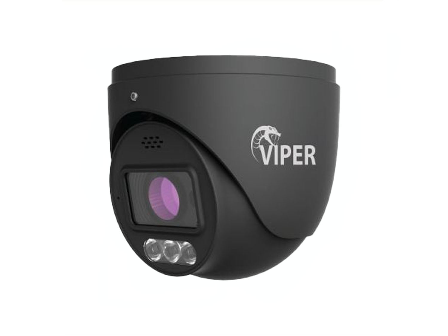 8MP 4K AI Dual-Light Fixed Lens Active Deterrent Turret Camera 2.8mm lens