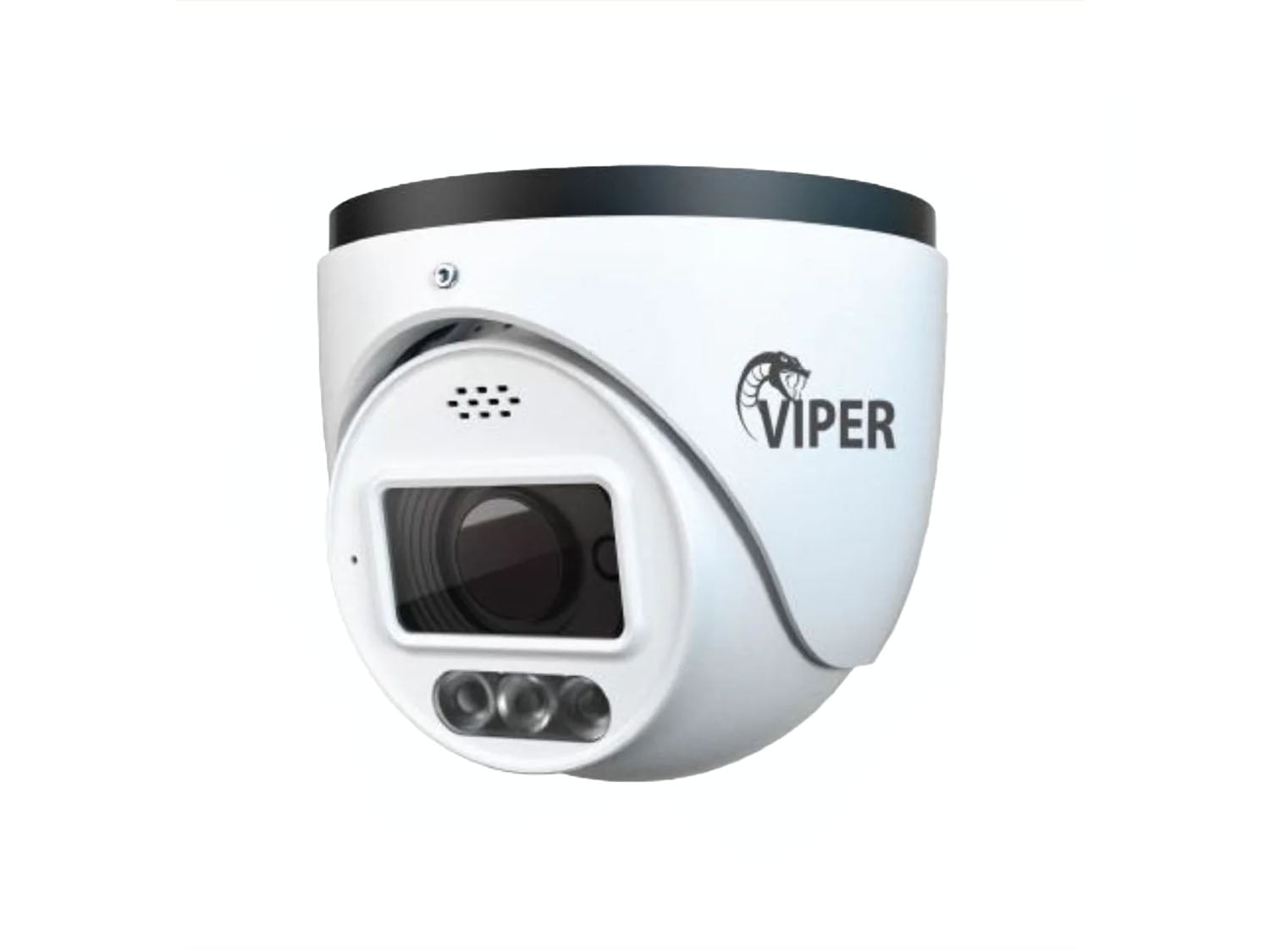 8MP 4K AI Dual-Light Fixed Lens Active Deterrent Turret Camera 2.8mm lens