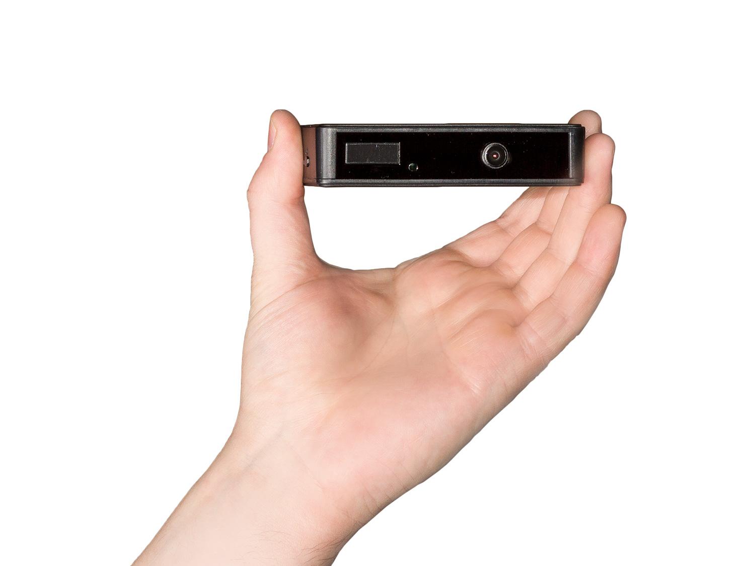Mini HD Battery-Powered Spy Camera with Night Vision, PIR Detection