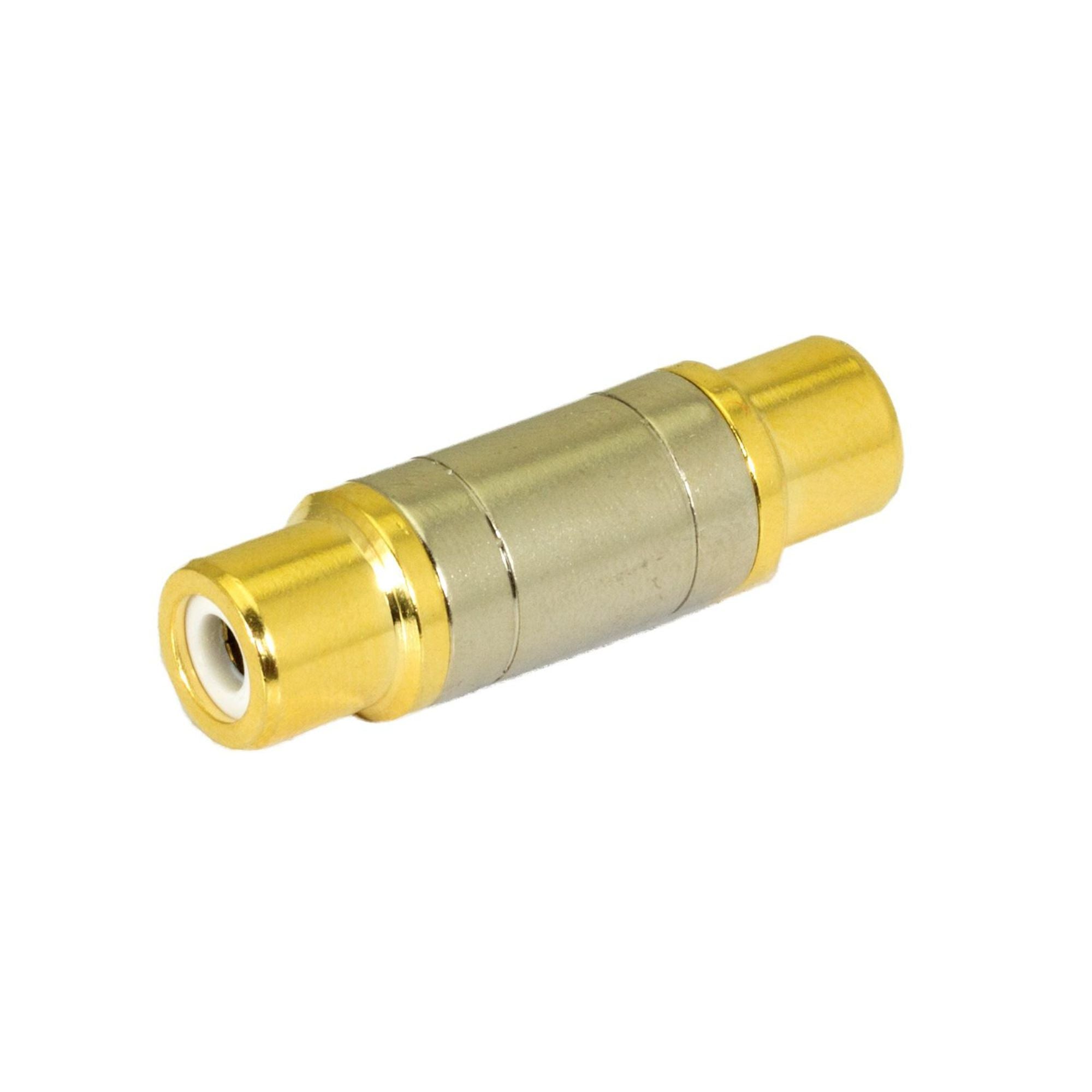 Female To Female RCA Phono Coupler Adapter