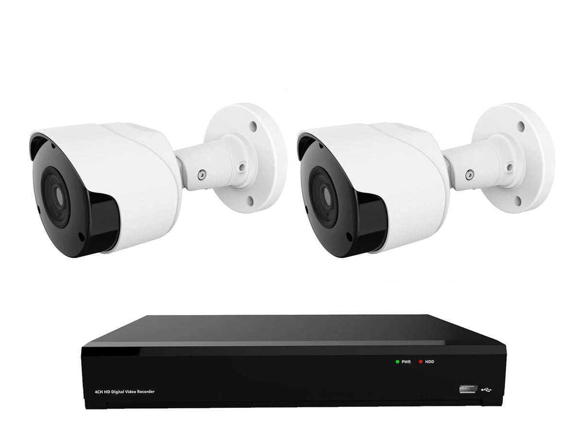 Gamut 2MP HD-TVI 2 Bullet Camera CCTV System