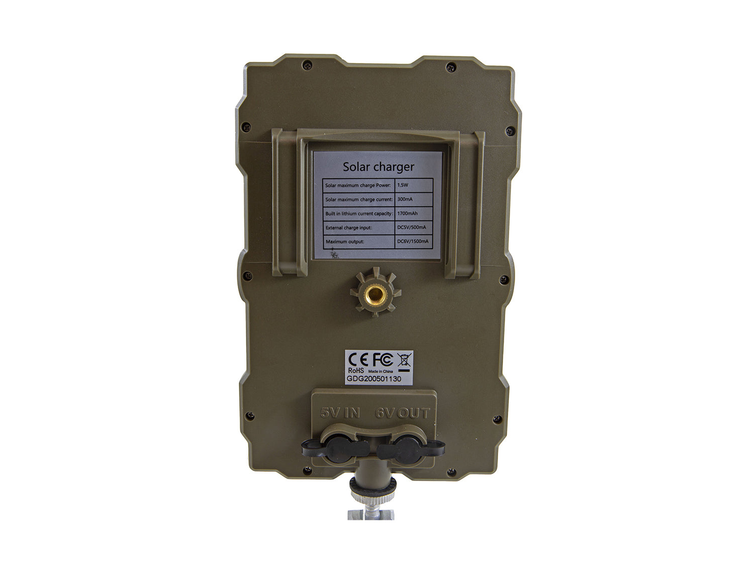 Solar Panel Rechargeable Battery Supply Power for Trail Cameras