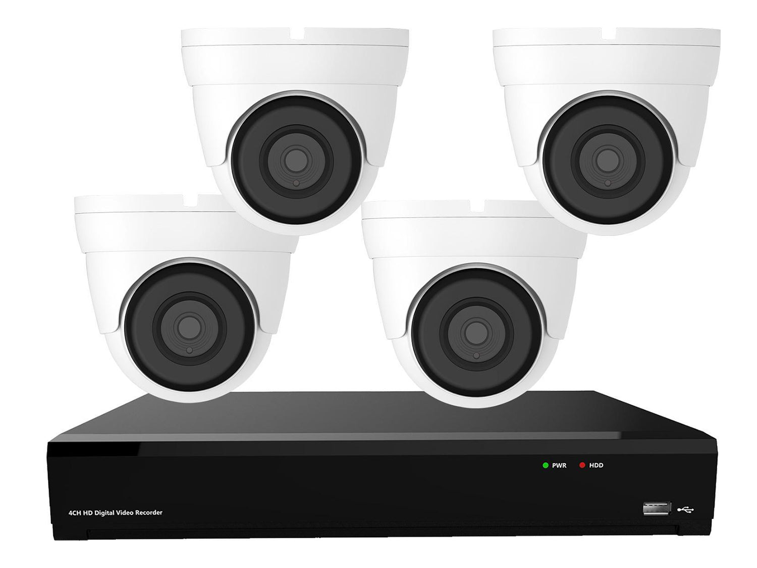 Gamut HD 4 Turret Camera CCTV System
