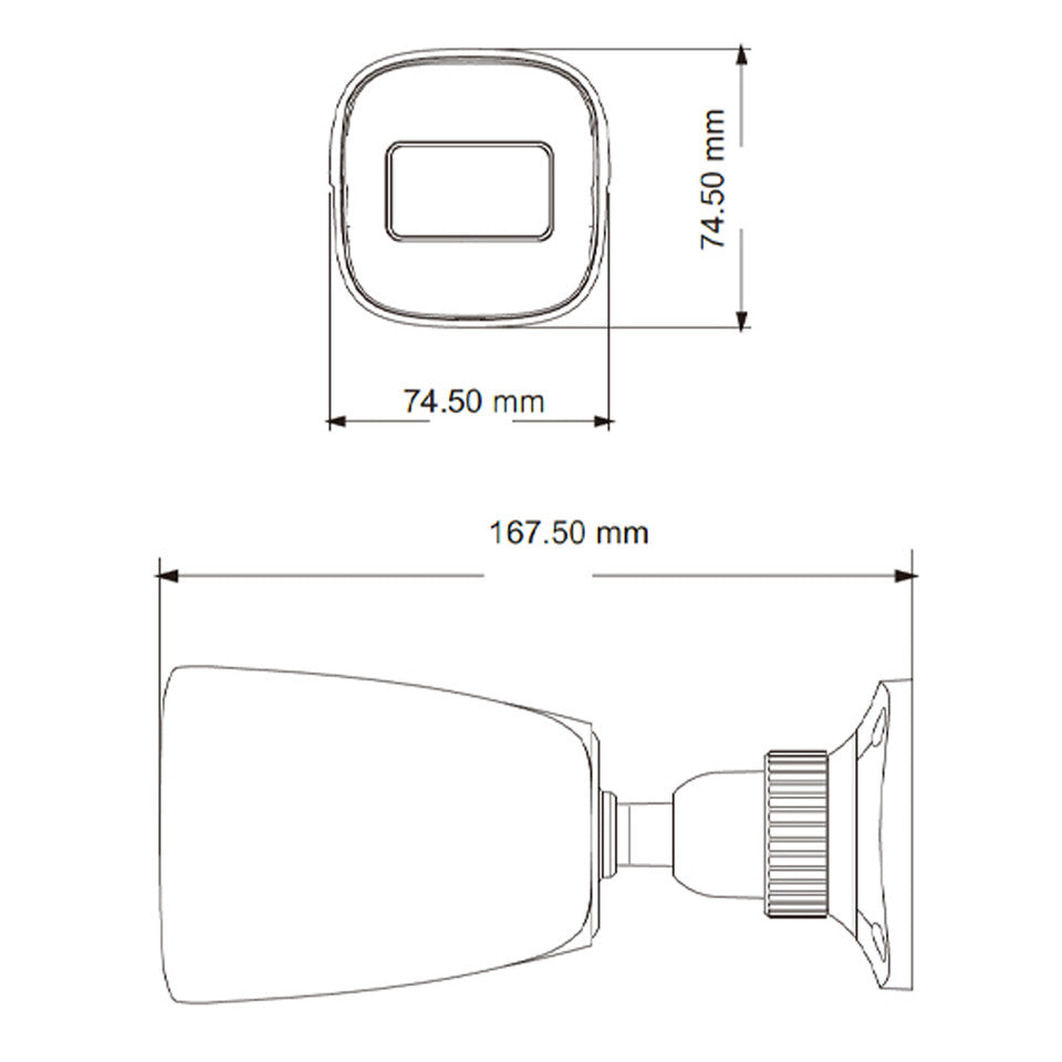 TVT IP 4MP WiFi BULLET Camera 3.6mm lens